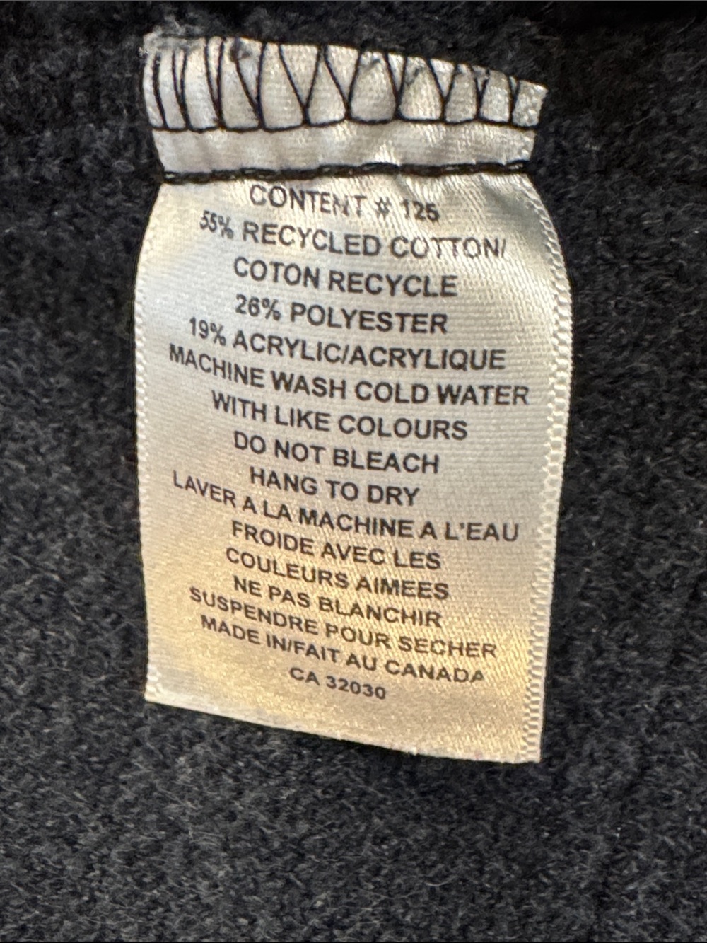 Aliens in America Crew season one Black terry cloth Teddy Zip-Up Jacket sweater - Picture 6 of 16